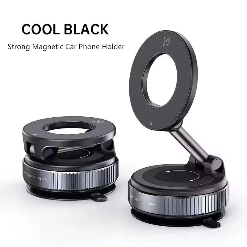 360° Magnetic Car Phone Holder – Strong Suction & Universal Mount