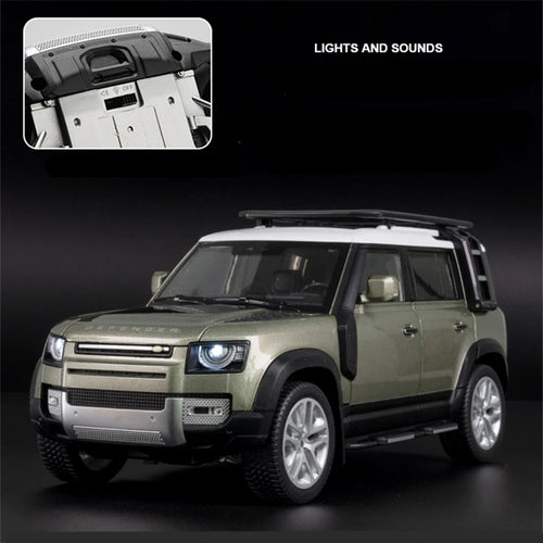 1:18 Land Rover Defender Diecast Car Model – Sound & Light