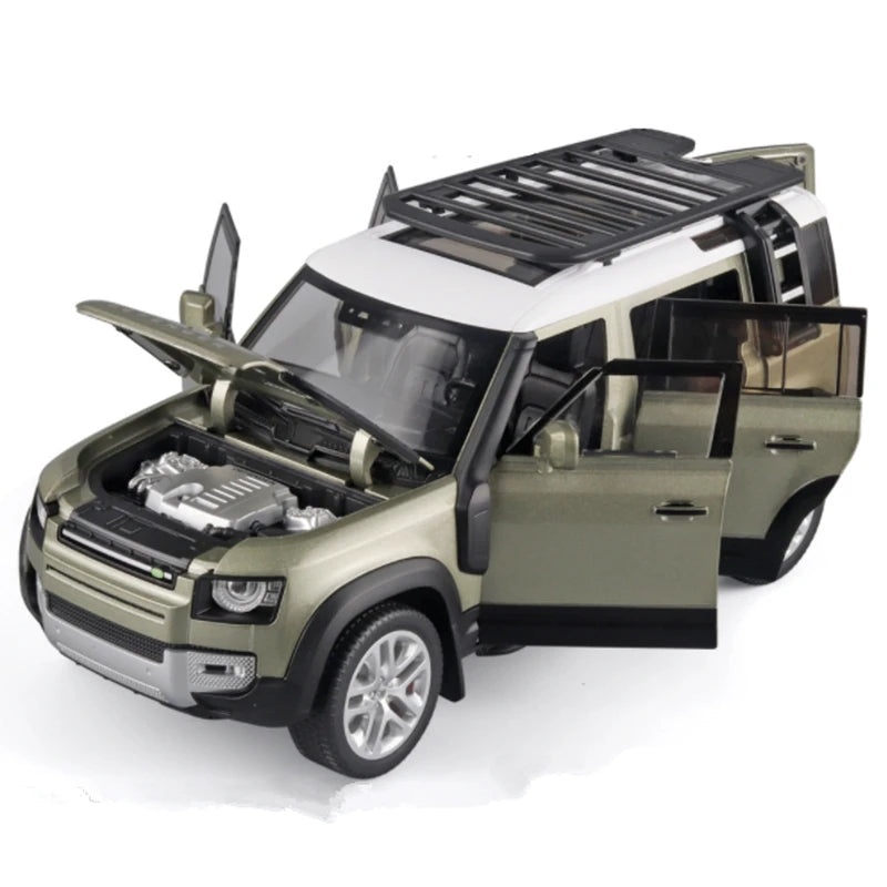 1:18 Land Rover Defender Diecast Car Model – Sound & Light