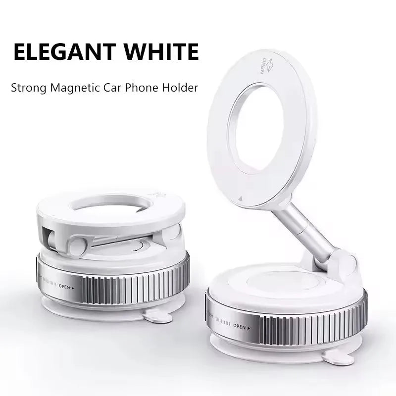 360° Magnetic Car Phone Holder – Strong Suction & Universal Mount