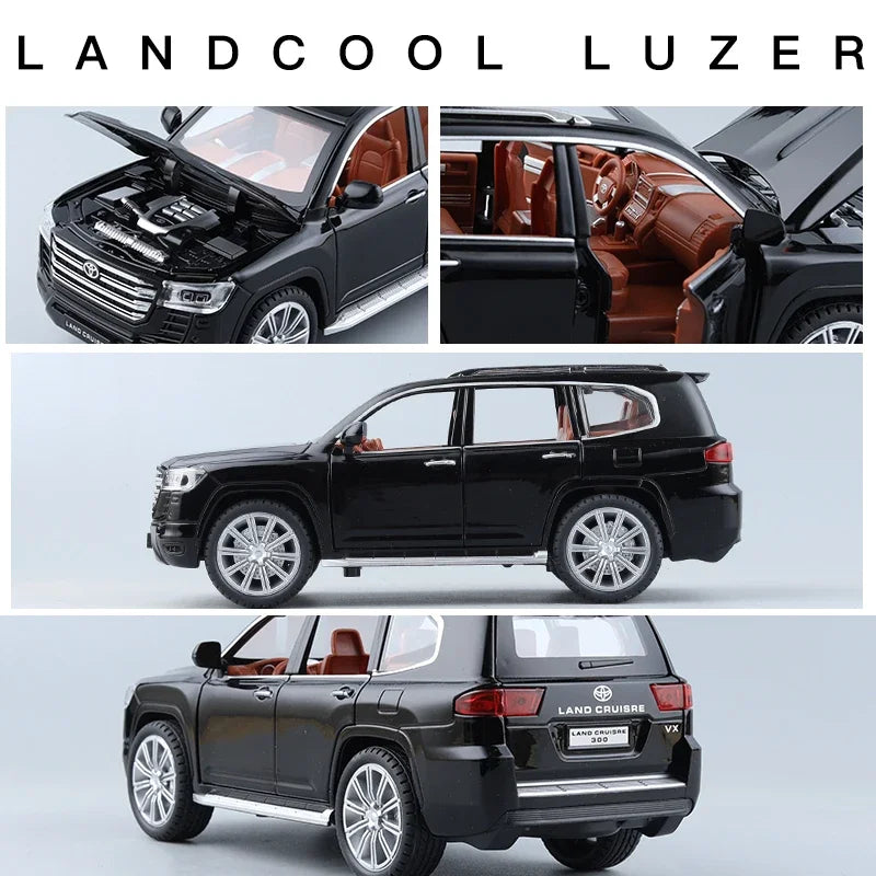 1:24 Toyota Land Cruiser LC300 Diecast Model Car – Sound & Light