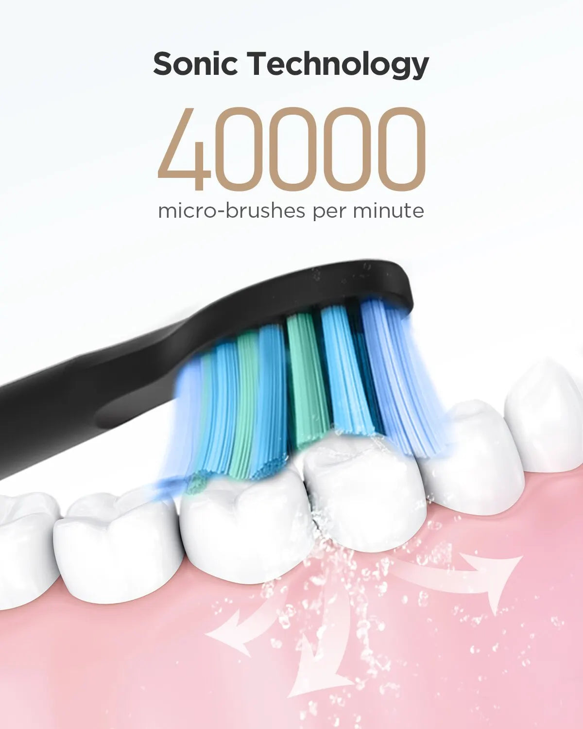 Fairywill FW-507 Sonic Electric Toothbrush – USB Rechargeable & Waterproof