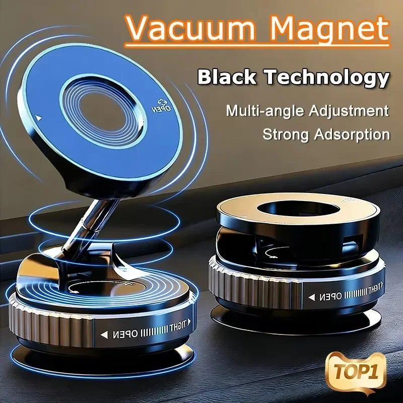 360° Magnetic Car Phone Holder – Strong Suction & Universal Mount