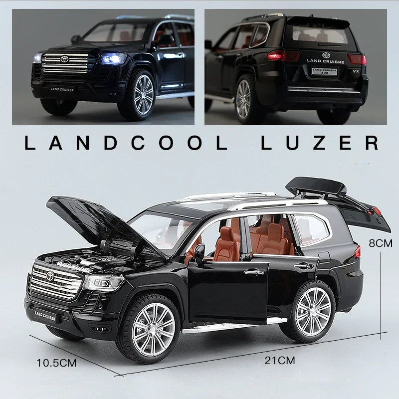 1:24 Toyota Land Cruiser LC300 Diecast Model Car – Sound & Light